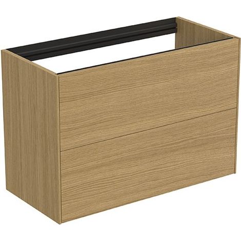 IDEAL STANDARD T4352Y6 Meuble sous-lavabo Conca, 2 tiroirs (1/2)