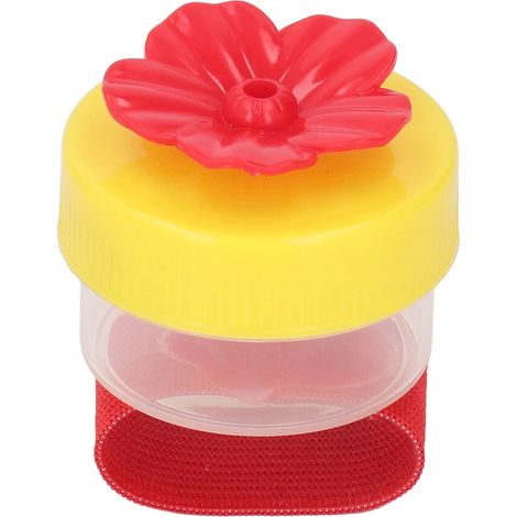 Mangeoire jaune pour colibris, récipient pour la nourriture ou l'eau dans les cages et les zones d'élevage domestiques.-AquaForge (1/5)