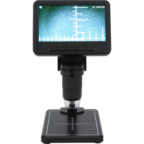 Microscope numérique LCD HD avec écran 5 pouces, 8 LED, grossissement 1080p sans fil, compatible avec téléphones et tablettes. (1/5)