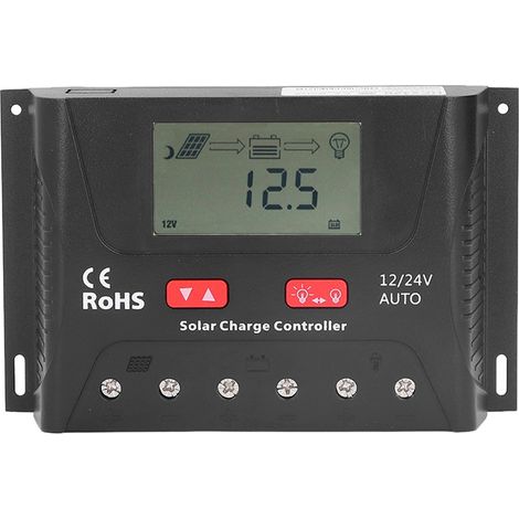 Interrupteur étanche 5 broches ON-OFF unipolaire double direction LED bleu rétroéclairé 12-24V pour bateaux SUV camions (1/5)
