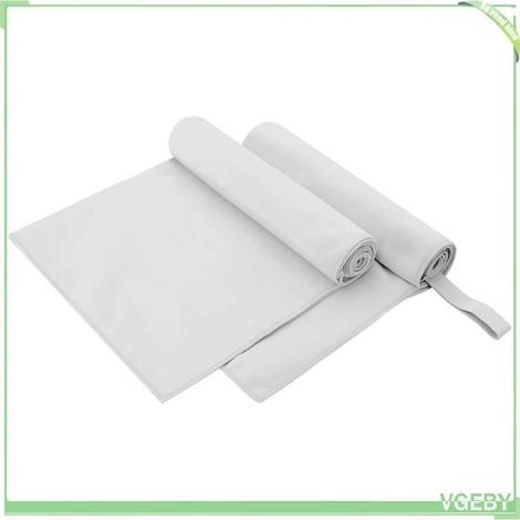 42011468 Serviettes de sport 2 pcs Gris 100 x 50 cm (1/5)