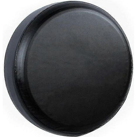 Housse de roue de secours universelle, en cuir PVC imperméable et anti-poussière, pour roue de secours universelle de 16 pouces. (1/4)