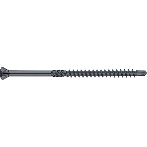 Hobotec Holzbohrschraube 3.2x 35 Torx 10 Edelstahl schwarz gehärtet mit Zierkopf (1/5)