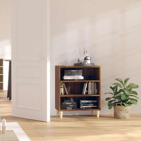 Aparador madera de ingeniería marrón roble 57x35x70 cm (1/4)