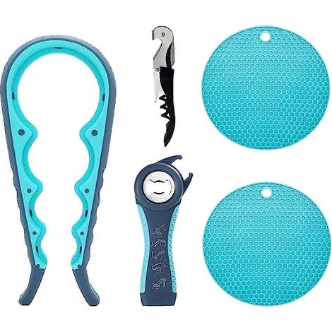 5-in-1 Flaschenöffner, 4-in-1 Mehrzweck-Dosenöffner-Set (1/5)