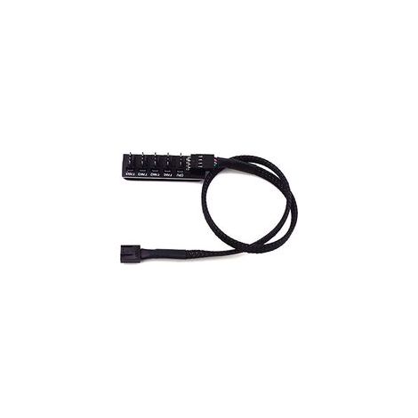 Câble d'alimentation PWM 4 broches pour ventilateur, répartiteur 1 vers 5 voies, rallonge d'alimentation pour ventilateur interne (1/5)