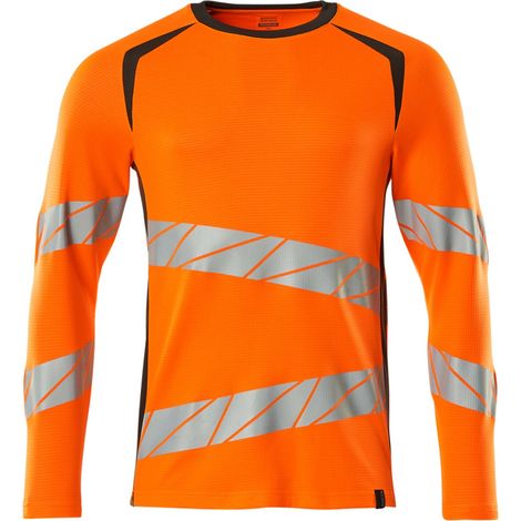 Mascot T-Shirt, langarm 19081-771-1418 Gr. 4XL hi-vis orange/dunkelanthrazit