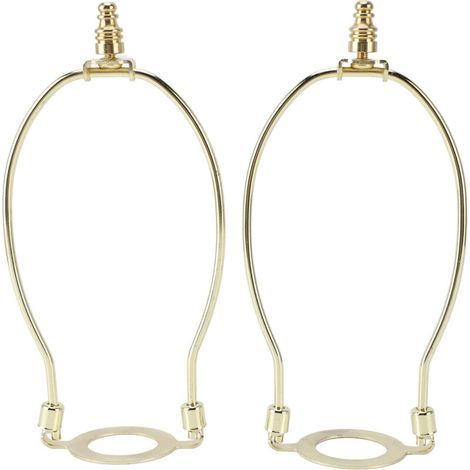 Support D'abat-jour, Kit de Harpe de Lampe adapté à la Fois à la Tige de Lampe Standard et à la Base de Lumière E26 UNO Fitter Adaptateur (1/4)