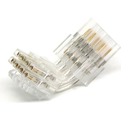Adaptateur secteur femelle 8 broches vers mâle à 90 degrés (adaptateur 4+4 broches) (1/5)