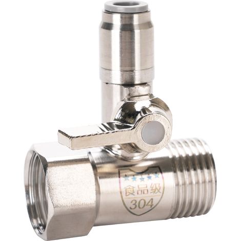 Vanne trois voies pour filtre à eau, raccord union fileté intérieur/extérieur 3 pouces vers 2 pouces pour tuyau PE (1/3)