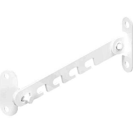Entrebailleur Fenêtre - Réglable 53 à 133 mm - Sans Perçage - Pour Sécurité Bébé et Animaux - Acier Carbone - Blanc - 1 Pièce (1/5)