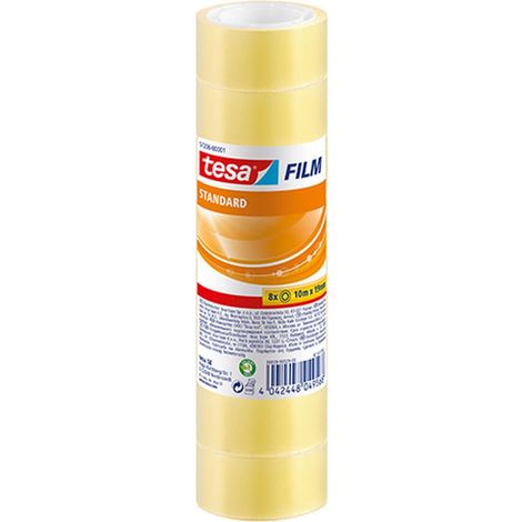 Tesa Nastro Trasparente 33X19 - Confezione da 8Pz - Modello 57207