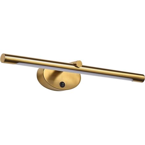Lampe de Miroir de courtoisie, luminaire linéaire de Salle de Bains, Lampes Avant de Miroir à Bande, Appliques murales de vanité, luminaire d'image et d'affichage à LED, Lampes de(46 cm 6000 k) (1/5)