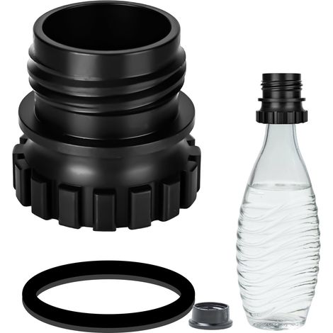 Adaptateur de bouteille en verre Soda Stream Crystal 0,7 l Quick Connect Soda pour bouteille en verre Sodas Team Maker