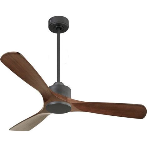 Modulo de KlassFan Super déstratificateur d'air sans Lumière,gris basalt bois sombre,thermostat,idéal 25 à 40 m² KLDC1SlimP6DW (1/5)