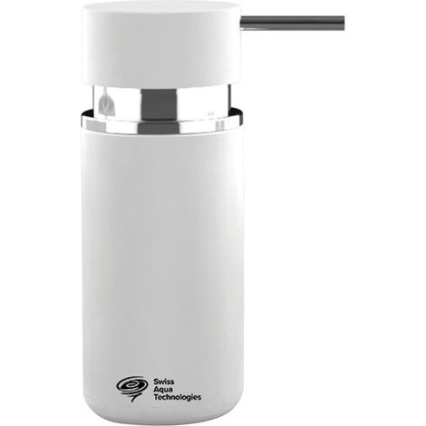 Swiss Aqua Technologies Dispenser di sapone liquido Infinitio, bianco opaco (SATDINFI99BI)