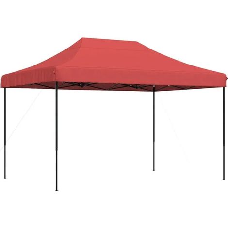 Tente pliante pop-up, bordeaux, 410 x 279 x 315 cm (1/5)