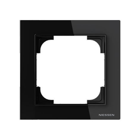 Marco 1 elemento Serie Alba de Niessen Cristal Negro
