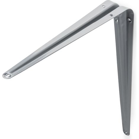Escuadra para Estantería Estilo Decorativo Fabricado en Acero Acabado en Gris Medidas 44249301 mm Sistema de Fijación Atornillado 1 Unidad -