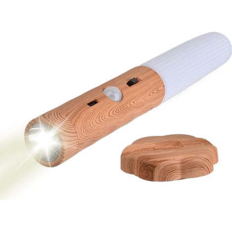 Lumière de nuit Lampe de table sans fil avec capteur de mouvement (1/5)