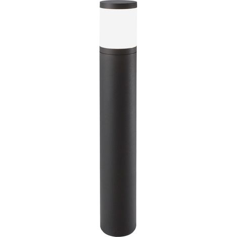 Lampada da Terra Bollard Serie James Antracite - Paletto Outdoor in Policarbonato IP54 Attacco E27 per Lampadina LED 15W - Rossini Group