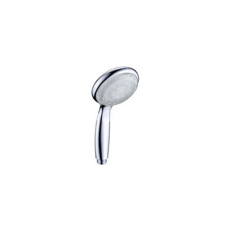 Soffione doccia a LED luminoso, doccetta a mano con cambio automatico di colore, design multicolore per un bagno moderno. (1/4)