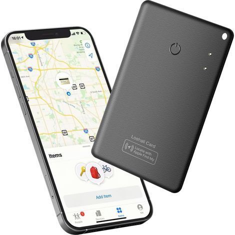 Ultradünne Wallet-Tracking-Karte, Air Tag Wallet-Locator, nicht wiederaufladbar, keine austauschbaren Batterien, kompatibel mit Apple „Wo ist“ (nur iOS) (1/5)