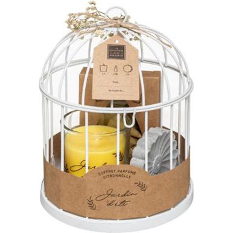 Coffret de Fragrances "Cage" 20cm Citronnelle (1/4)
