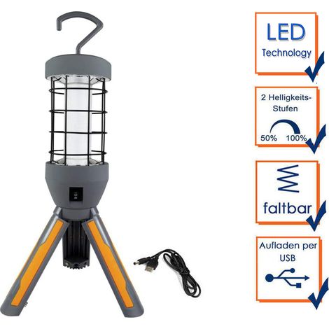 REV LED-Arbeitsleuchte Power Torch, 12,5 W, 800 lm, Akkubetrieb (1/5)
