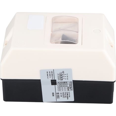 Interrupteur de Protection Moteur IP65, Commutateur de Circuit 220V 380V 50Hz (1/5)