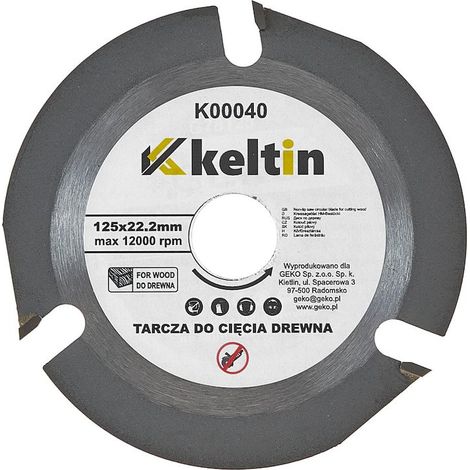 Disco de corte para madera 125 x 22,23 mm 3T (100/200)