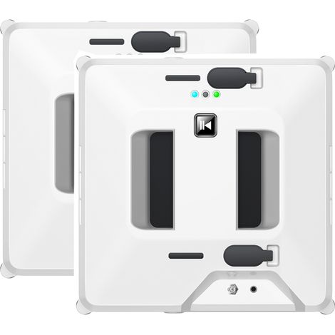 AUTRUCKER 2er-Pack Fensterputzroboter mit Fernbedienung, 60 ml, europäischer Standard, geeignet für hohe Fenster und Glas