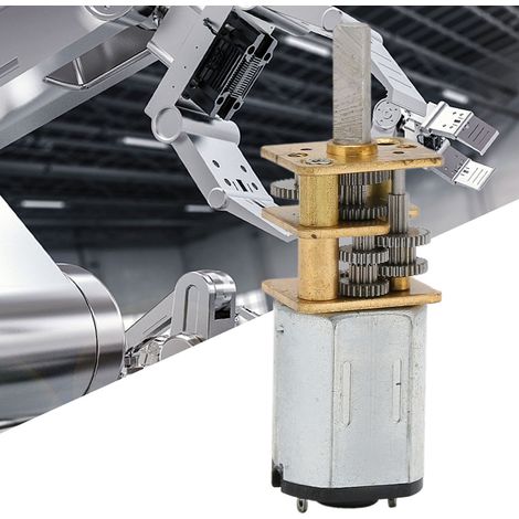 12FN20 Gleichstrom-Getriebemotor, 10 U/min, 3 x 10 mm, 6 V Gleichstrom (1/5)
