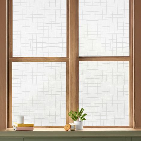 Self-Adhesive 3D Privacy Window Film for Glass Windows (1/5)