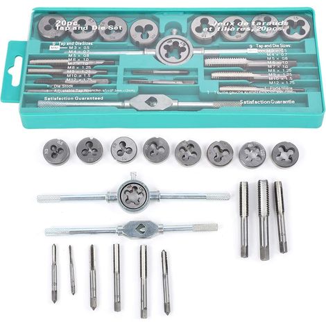 Metric Thread Tap and Die Set, Hand Tools (1/5)