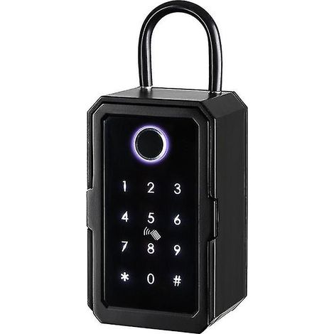 Boîte à serrure intelligente Ttlock WIFI Fechadura Eletronica étanche murale à empreinte digitale Secondes (1/5)
