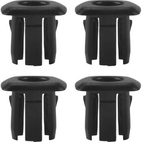 Baguettes de garniture noires pour portes et fenêtres, panneaux de guidage des goupilles de porte, caches de boutons de verrouillage (jeu de 4 pièces) pour BMW Série 5 F10 F18 (1/3)