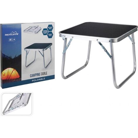 REDCLIFFS mesa plegable camping 40x40x30 cm , Mesa plegable auxiliar 40 x 40 x 30 cm, una solución compacta y práctica ideal para actividades al aire libre como camping, playa o pi
