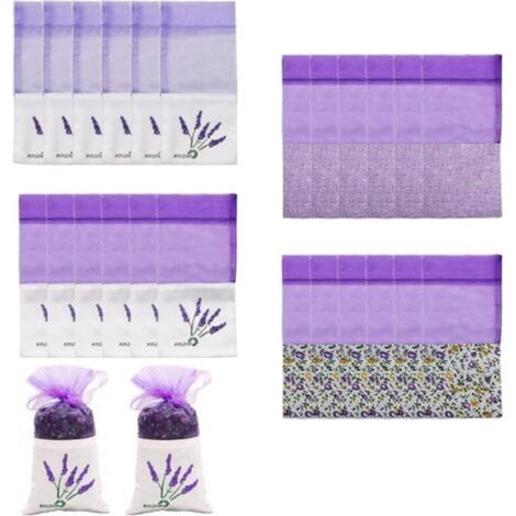 24 Pièces Sacs De LavandeSachet Sacs Vides Coton Violet De Gaze De Cordon,SachetPour LavandeVide,Sachet Lavande Vide,Sachet Lavande,SachetsDe Parfum,pour LaLavande,Les Épices Et Les Herbes (1/5)