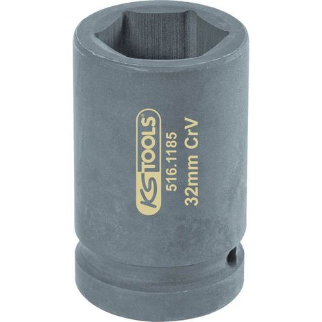 KS Tools 516.1185 1'' 6-Kant Stecknuss SW 32 mm