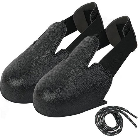 1 Paire de Surchaussures de Sécurité avec Bout en Acier - Chaussures de Protection Industrielle pour Visiteurs et Lieu de Travail (1/5)