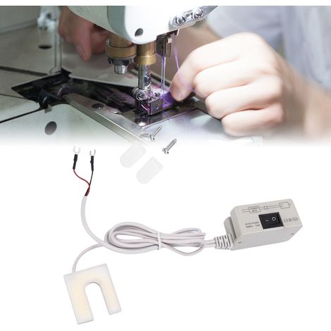 Lampe LED haute luminosité pour machine à coudre, en forme de U, à économie d'énergie, accessoire de couture 110-250 V (1/5)