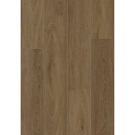 Mexen Salinas Vinylboden 1240 x 182 mm SPC 6,5 mm, IXPE Unterlage 1,5 mm, 4-seitige V-Fuge, Eiche - (1/2)
