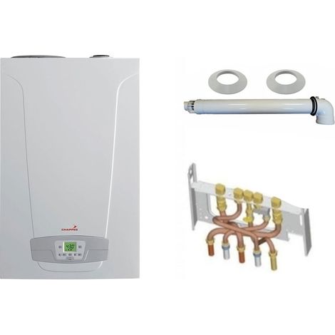 Chappee – Chaudière gaz à condensation 25 kW – Ventouse – Ballon de stockage 40L – Rendement 108,8% – Installation professionnelle requise
