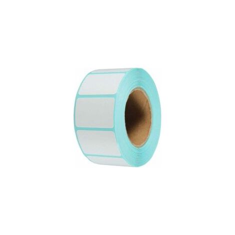 Packung mit 1100 weißen Selbstklebeetiketten 20 mm x 30 mm für Gefriergläser - Crezuo Printers (1/3)
