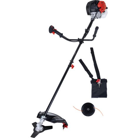 Scheppach Débroussailleuse Thermique BCH5200PB - Rotofil - Moteur 2T de 51,7cm3 - 2en1 : Débroussailleuse, Coupe-Bordure - Anti-Vibration - Largeur de Coupe 450/255mm - Bandoulière & Guidon réglable (1/5)
