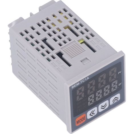 Intelligenter digitaler PID-Temperaturregler, 2 Ausgänge, 48x48mm, 100-240V AC, Digitalthermostat für präzise Steuerung. (1/5)