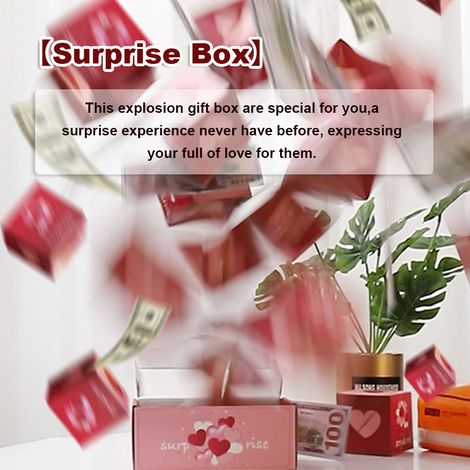 Eine wirklich originelle und aufregende Überraschungsgeschenkbox für Geburtstag oder Hochzeit. Eine personalisierte Geschenkidee mit Geschenktüte für Geburtstag, Hochzeitstag oder Weihnachten.