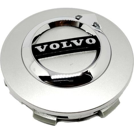 Ensemble de 1 cache-moyeu de roue ABS pour Volvo S60, S90, XC40 et XC60, 64 mm, durable et étanche à la poussière, accessoire de garniture de roue. (1/5)