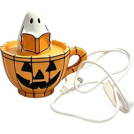 Ornement décoratif en forme de fantôme, sur le thème d'Halloween, alimenté par USB, pour la maison, la table, les fêtes et la décoration saisonnière des pièces.-AquaForge